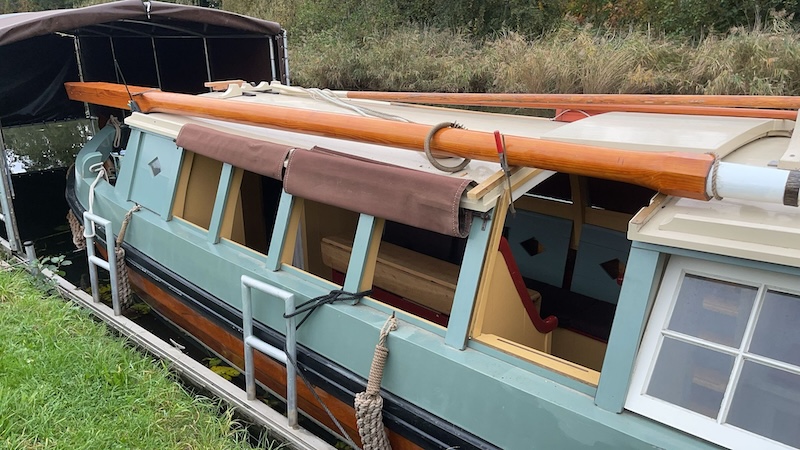 Trekschuit open ramen